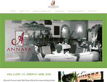 Tablet Screenshot of annatawinebar.com